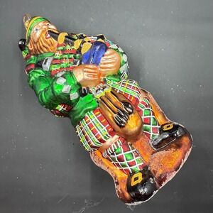 1998 CHRISTOPHER RADKO SCOTCH WHISKERS 7.5" ORNAMENT 98-168-0 ST PATRICK'S DAY